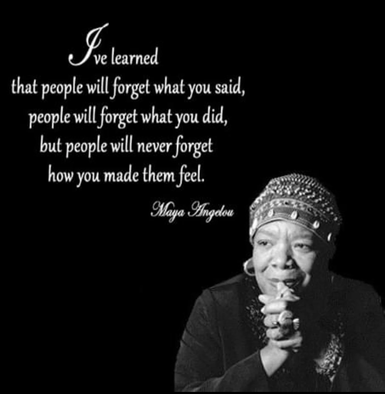 Quote from Maya Angelou on truth and self-expression