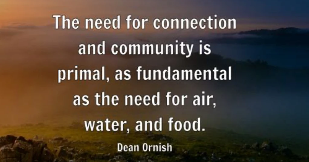 Quote from Dr. Dean Ornish on love and healing