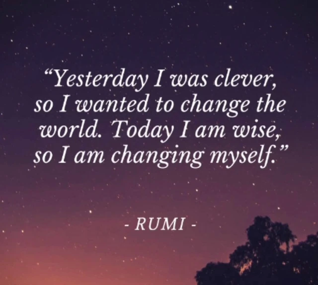 Third Rumi quote on longing and love's mystery